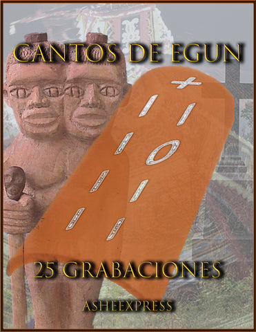 Cantos de Egun Lucumi, 25 Grabaciones / Recordings, mp3 y amr