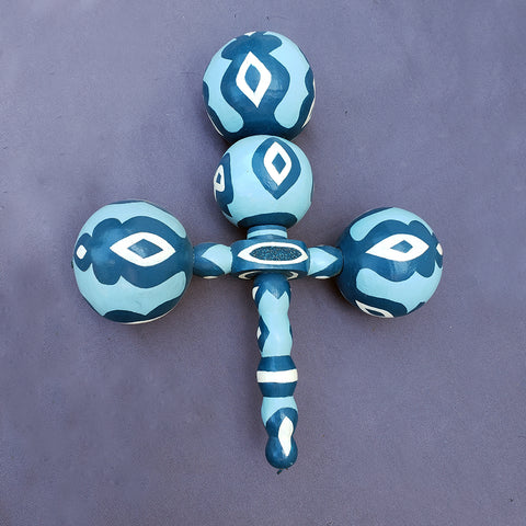 Cruciform Rattle of Yemayá (Asheré), Unique Piece